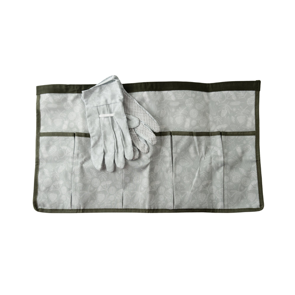 Blossoms Series Gardening Gloves & Apron Set - NATIVE